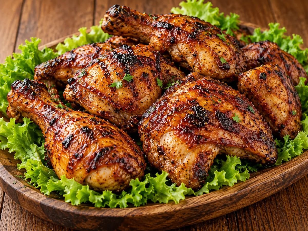 Poulet braisé